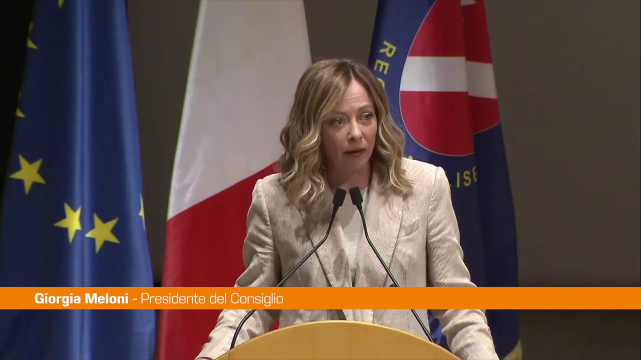 Meloni "Non possiamo permetterci di disperdere risorse"