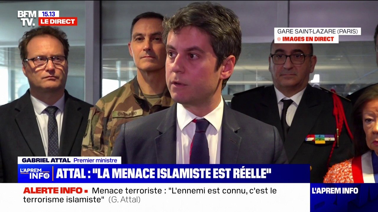 Gabriel Attal sur la menace terroriste: "45 attentats ont été déjoués depuis 2017"