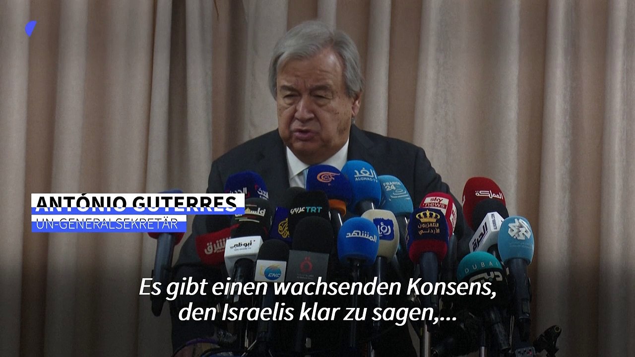 Rafah-Offensive: Guterres hofft auf Umdenken Israels