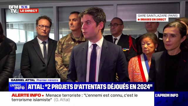Gabriel Attal: Deux projets d'attentats ont été déjoués depuis janvier 2024
