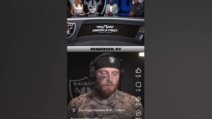 Maxx Crosby smoking what looks like a blunt during live Tv interview In viral video