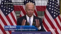Joe Biden condena la violencia durante protestas en Estados UNidos