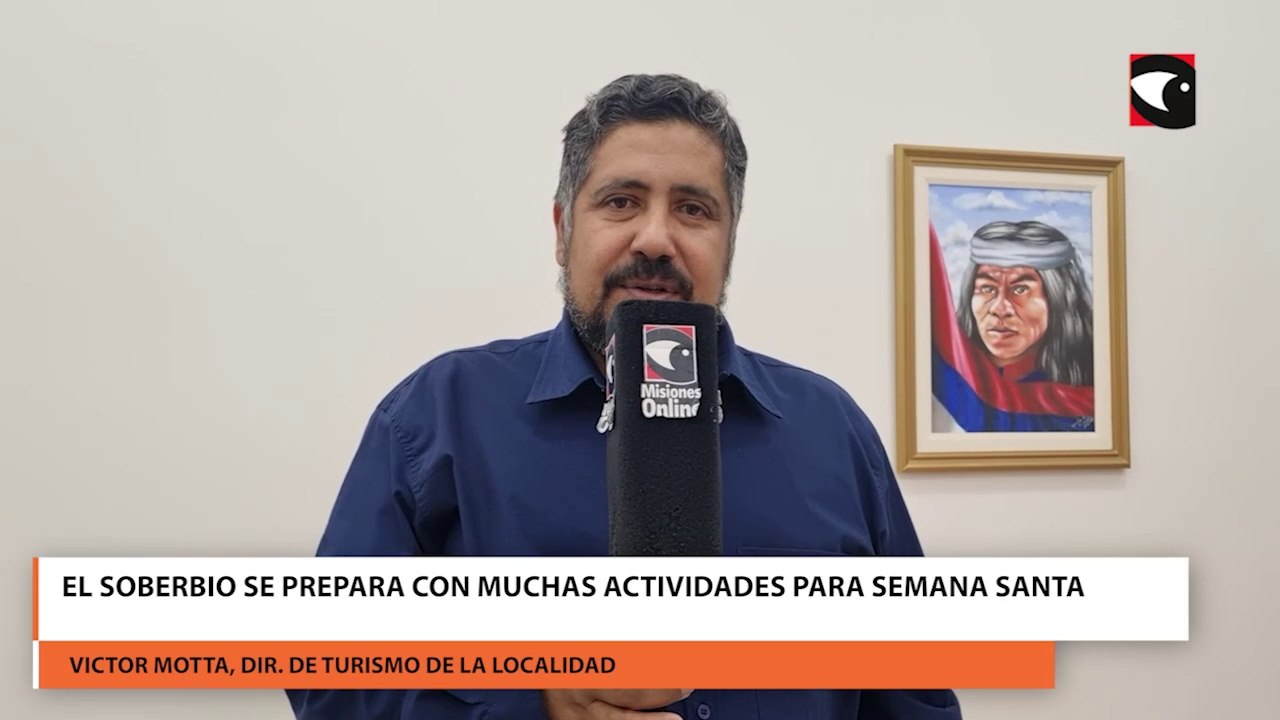 El Soberbio se prepara con muchas actividades para Semana Santa