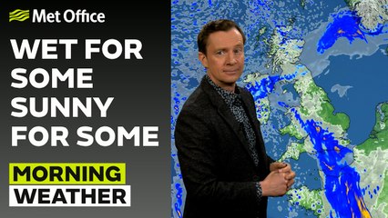 Met Office Morning Weather Forecast 26/03/24 - Rain across central parts
