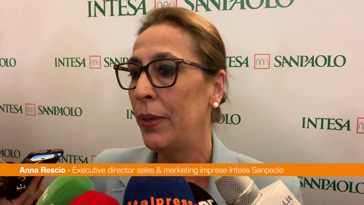 Roscio (Intesa Sanpaolo) "Vogliamo stimolare le imprese a investire"