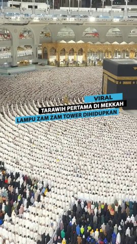 Salat Tarawih Pertama di Mekkah