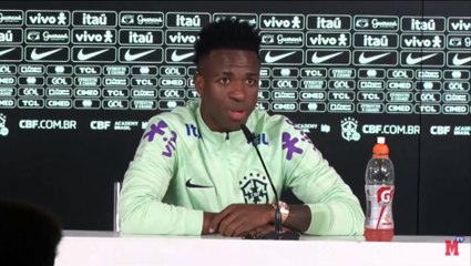 Vinicius se quiebra en plena rueda de prensa "Sólo quiero jugar al fútbol"