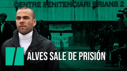 Dani Alves sale de la cárcel tras 14 meses de prisión