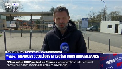 Amiens: des collèges et des lycées sous surveillance suite à des menaces d'attentats