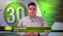 Avance noticioso del mediodía en Minuto30 de este 4 de junio