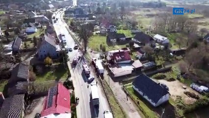 Wypadek na drodze krajowej nr 6 w Pękaninie