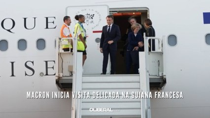 Macron inicia visita delicada na Guiana Francesa