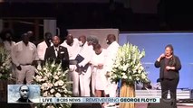 Familiares de George Floyd hablan en su funeral