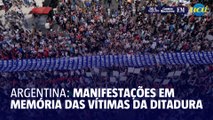 Argentina tem manifestação em memória das vítimas da ditadura