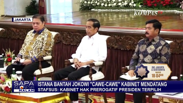 Bantah Jokowi Cawe-Cawe Kabinet Mendatang, Istana: Kabinet Hak Prerogatif Presiden Terpilih