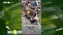 Video. Bomberos Medellín rescataron a un trabajado