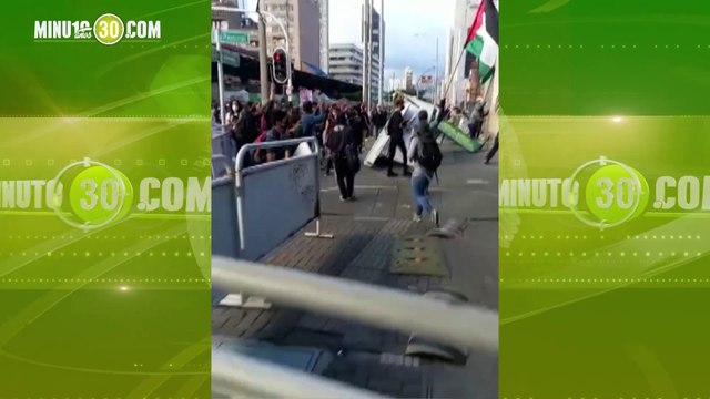 Tres capturados y dos hechos de violencia registrados, el balance de las manifestaciones ayer en Medellín