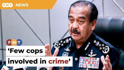 Only a handful of cops involved in crime, says IGP