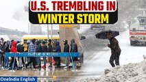 Snow, Ice, Wind & Bitter Cold Pummels Northern USA in Dangerous Winter Storm | Oneindia News