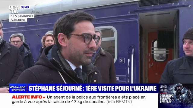 La France soutiendra l'Ukraine dans la durée : Stéphane Séjourné, ministre de l'Europe et des Affaires étrangères, en déplacement à Kiev