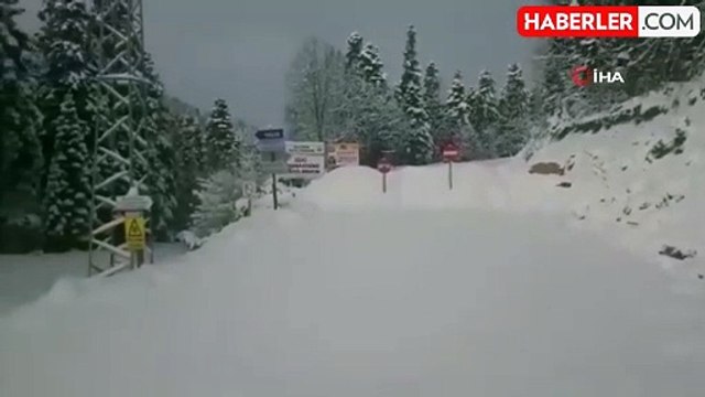 Yedigöller Milli Parkı yolu ulaşıma kapatıldı