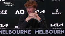 Open d'Australie 2024 - Jannik Sinner avant de débuter l'Australian Open