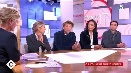 Laurent Delahousse dans "C à Vous" explique avoir été séparé de sa famille pendant le confinement.