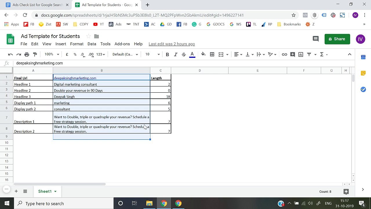 Google Ads Lesson 25