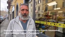 Spaccata alla ferramenta Bellini in via Vittorio Emanuele II a Firenze