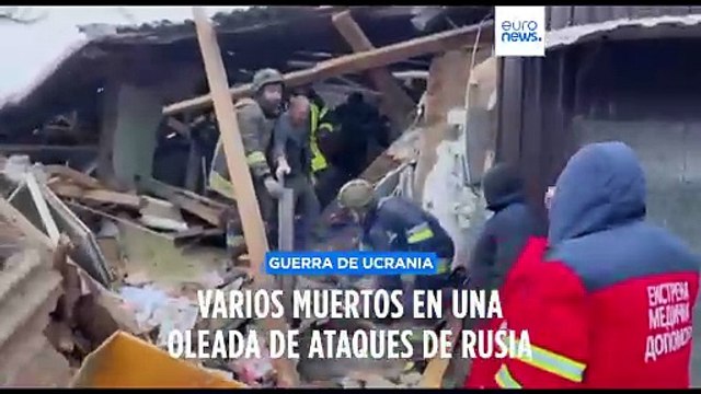 Ucrania | Varios muertos por ataques de misiles rusos en la mañana de este lunes