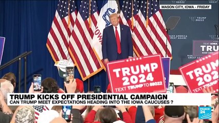 Can Trump meet expectations as presidential campaign kicks off?