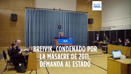 Breivik, autor de la masacre de 2011 en Noruega, demanda al Estado por supuesta violación de DD.HH.