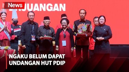 Jokowi soal Kemungkinan Hadir pada HUT PDIP: Belum Dapat Undangan