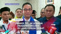 Anies Tolak Ajakan Prabowo Bicara di Luar Forum Debat soal Anggaran Pertahanan