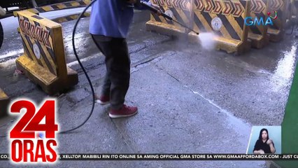 Iba't ibang hambalang sa ruta ng Traslacion 2024 sa Maynila, nilinis; bomb sniffing dogs, pinapa-ikot sa lugar | 24 Oras