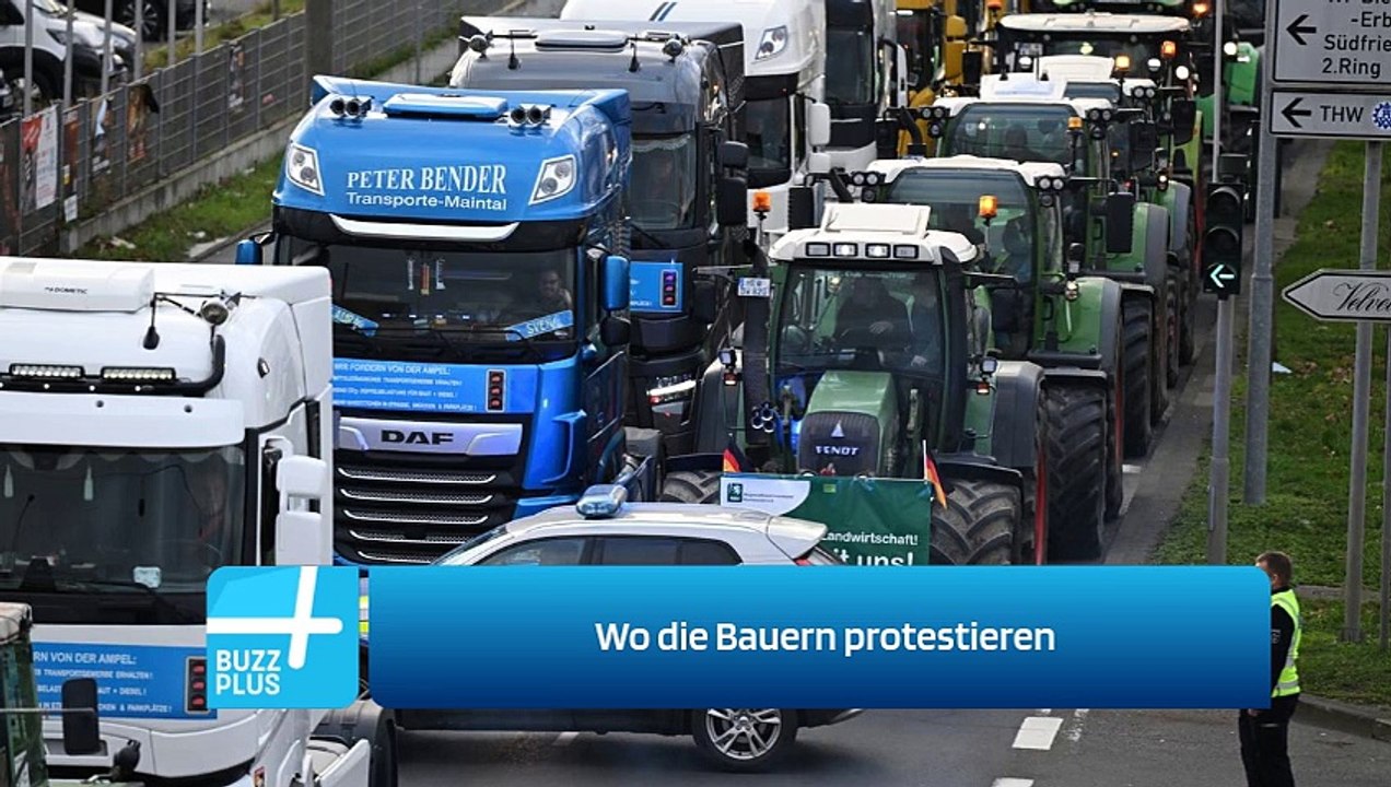Wo die Bauern protestieren