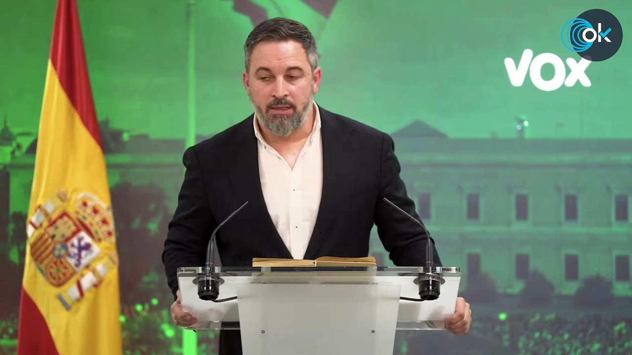 Abascal anuncia la renovación de la dirección de Vox para enfrentar al "peor Gobierno de la historia"