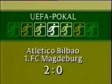 Athletic Club Bilbao v 1. FC Magdeburg 17 September 1986 UEFA-Cup 1986/87