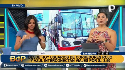 ATU: desde hoy usuarios de los corredores rojo y azul podrán conectar sus viajes por S/ 3.50