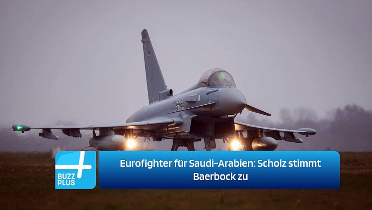 Eurofighter für Saudi-Arabien: Scholz stimmt Baerbock zu