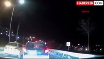 Beylikdüzü'nde Polis Ekiplerine Kaçan Otomobil Sürücüsü Kırmızı Işık İhlali Yaptı