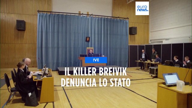 Strage di Utoya e Oslo: il killer Anders Breivik accusa la Norvegia di violare i suoi diritti umani