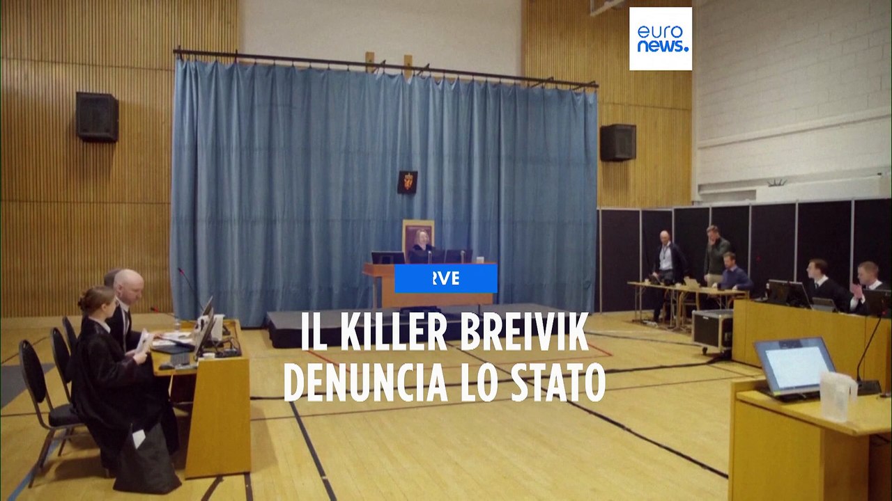 Strage di Utoya e Oslo: il killer Anders Breivik accusa la Norvegia di violare i suoi diritti umani