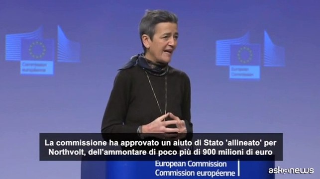 Ue, ok ad aiuto di Stato in Germania per fabbrica batterie elettriche