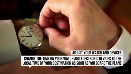 How to reduce the effects of jet lag