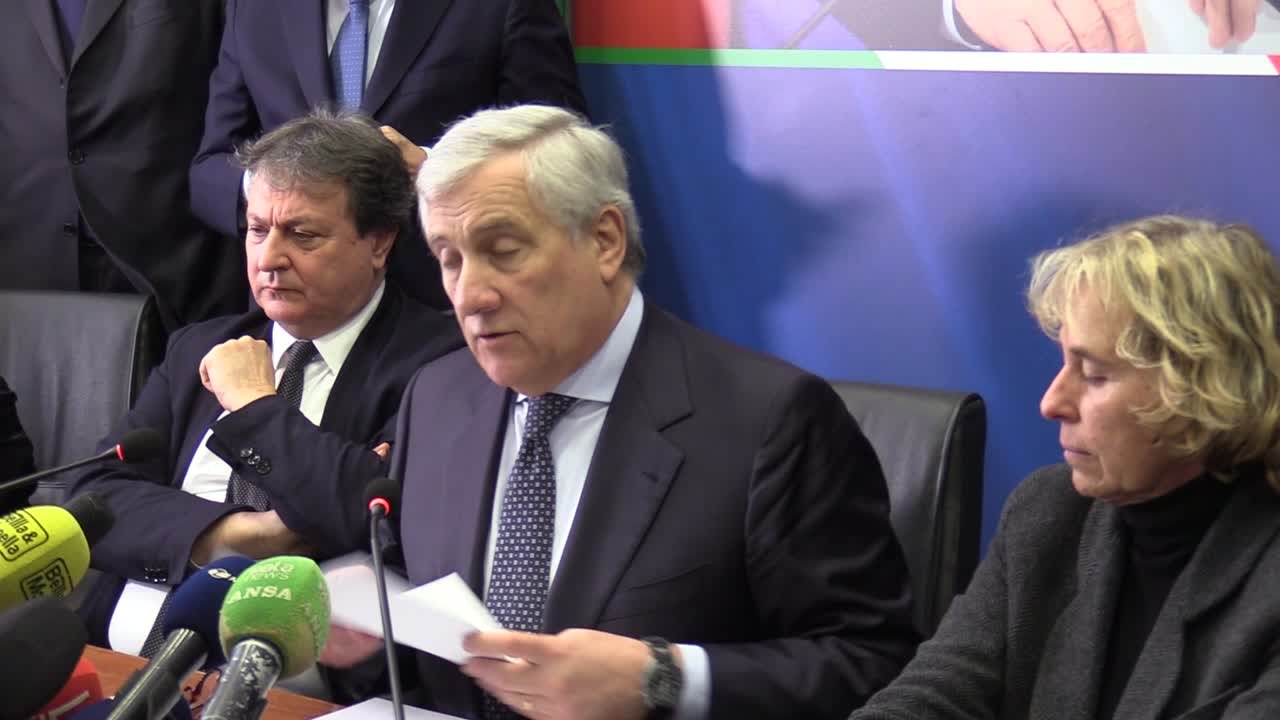 Europee, Tajani: "Obiettivo Forza Italia e' superare il 10%"