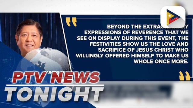 PBBM urges Filipinos to draw inspiration from Black Nazarene