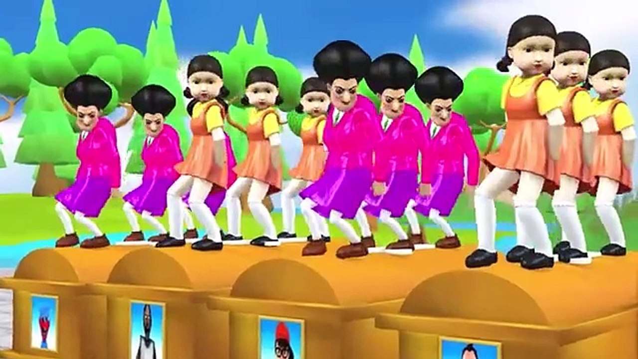 Scary Teacher 3D Doll Squid Game vs Granny Loser Troll Cut Miss T Hair vs Hello Neighbor Funny