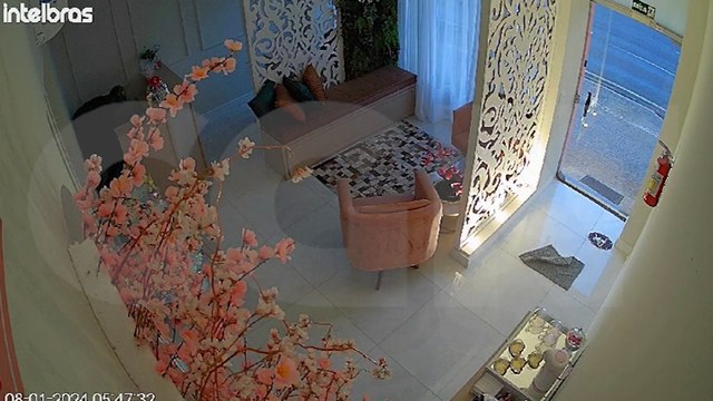 De boné e bem vestido, ladrão é flagrado por câmeras no Centro