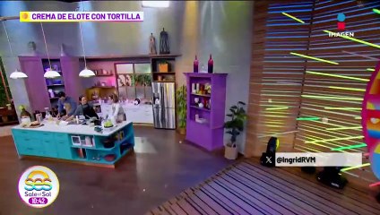 Prepara rica Crema de elote con tortilla